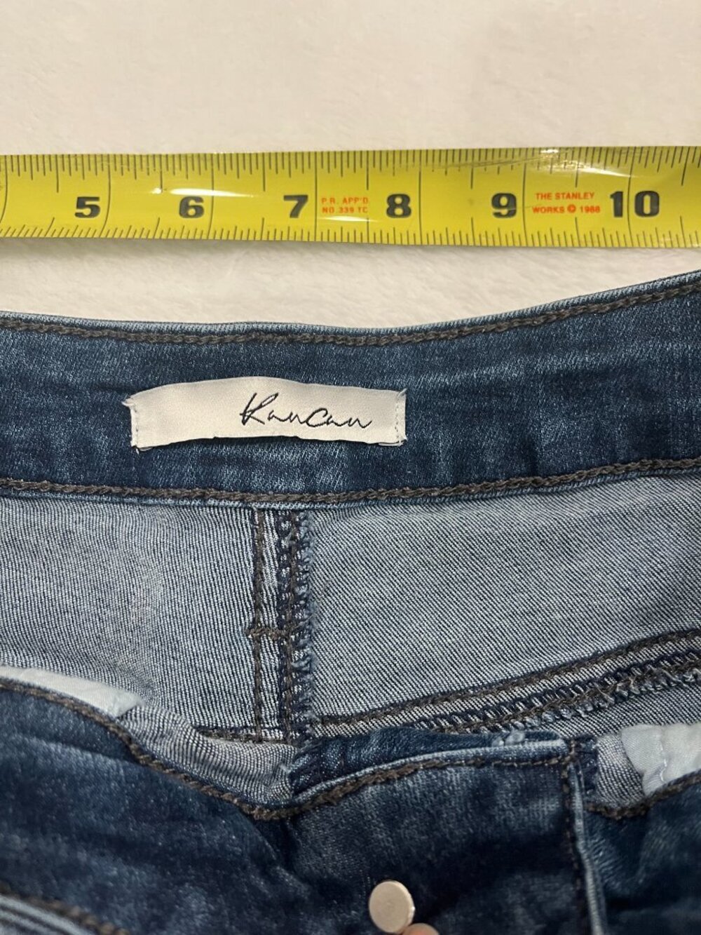 Kancan Dark Wash Skinny Jeans - Size 7 - Picture 4 of 10
